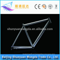 Fornecedor de ouro da china super alta luz titânio estrada bike frame